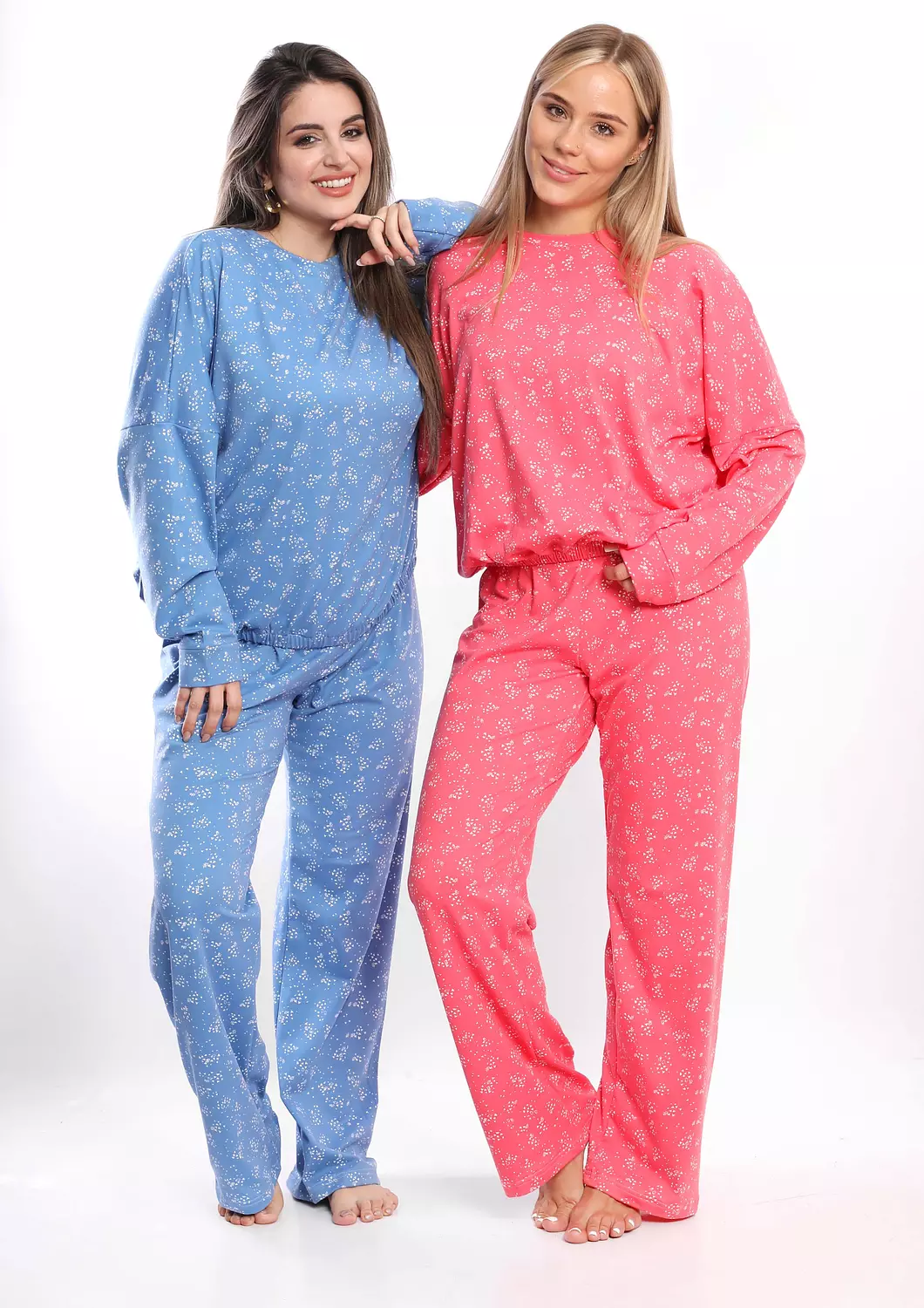 C312 Snowflakes pajama set  image