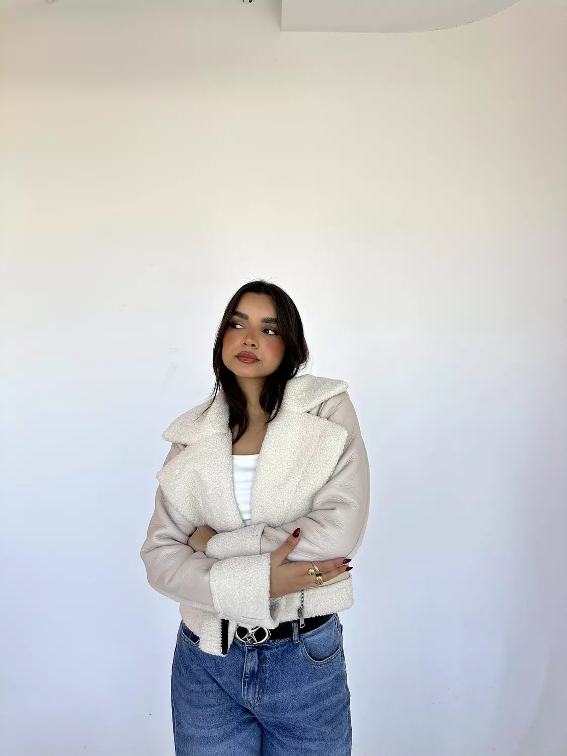 Teddy Leather Jacket 1