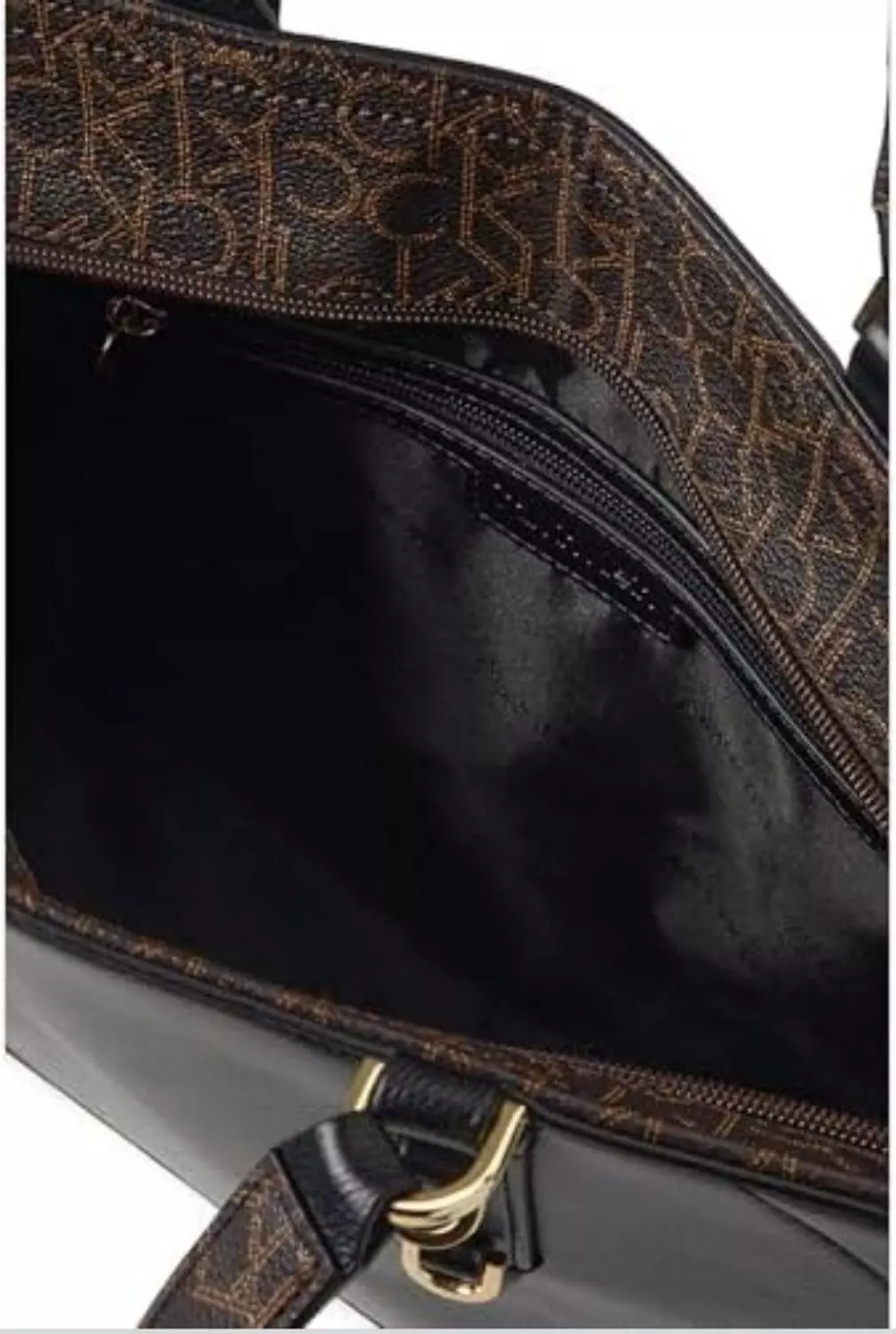 Calvin Klein tote bag Classic black structured body  2