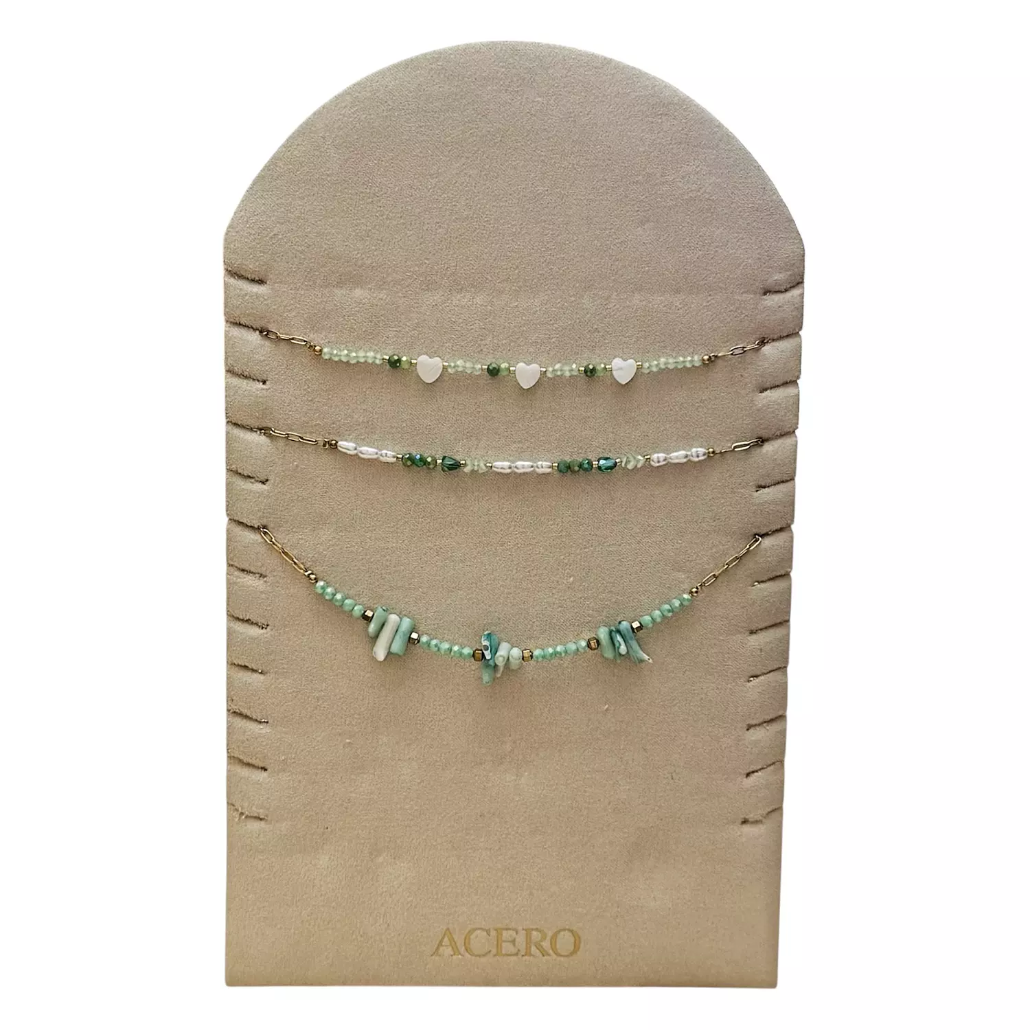 1 Pc Handmade Green Necklace B 1