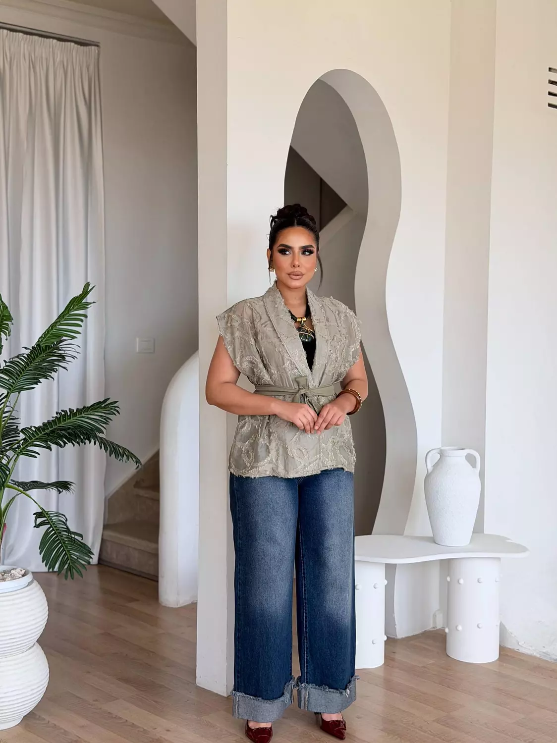 Solenne Belted Vest 6