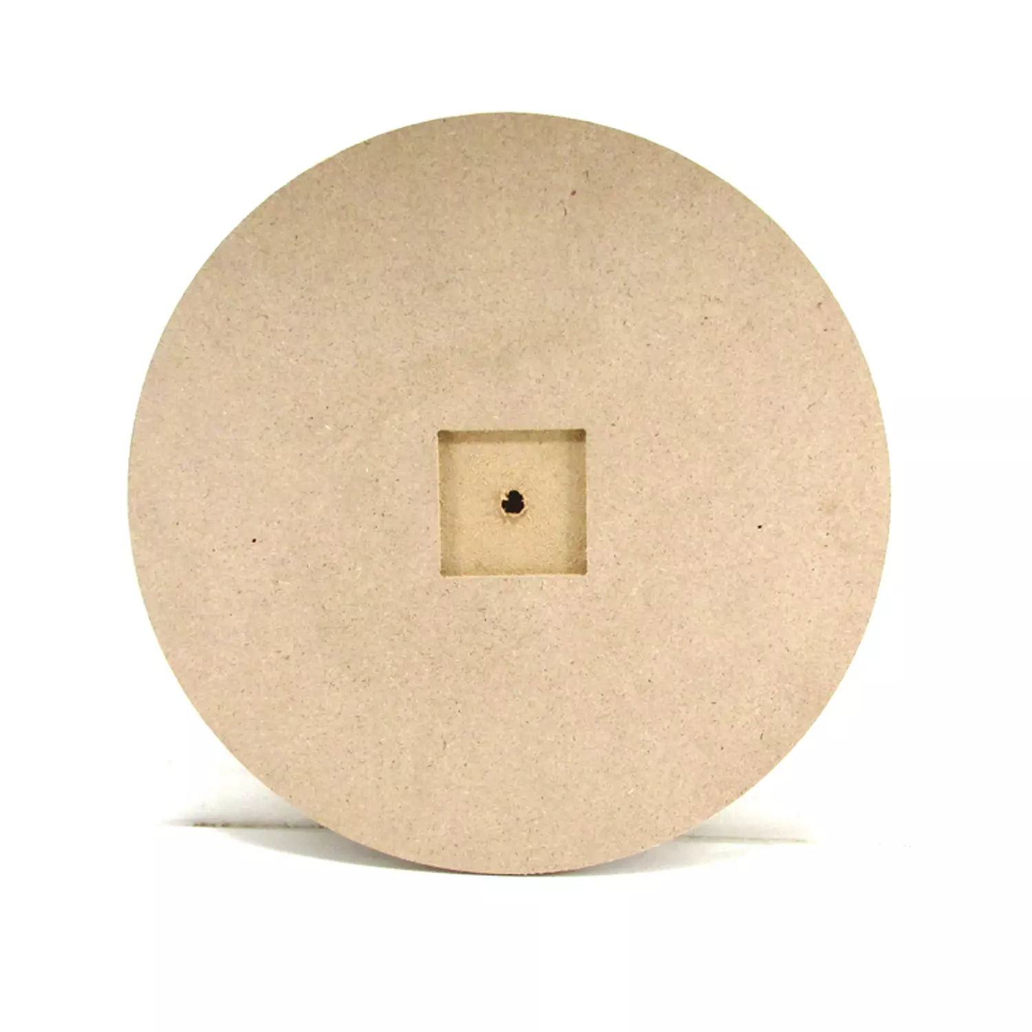 Circle-shaped wooden base for clock image