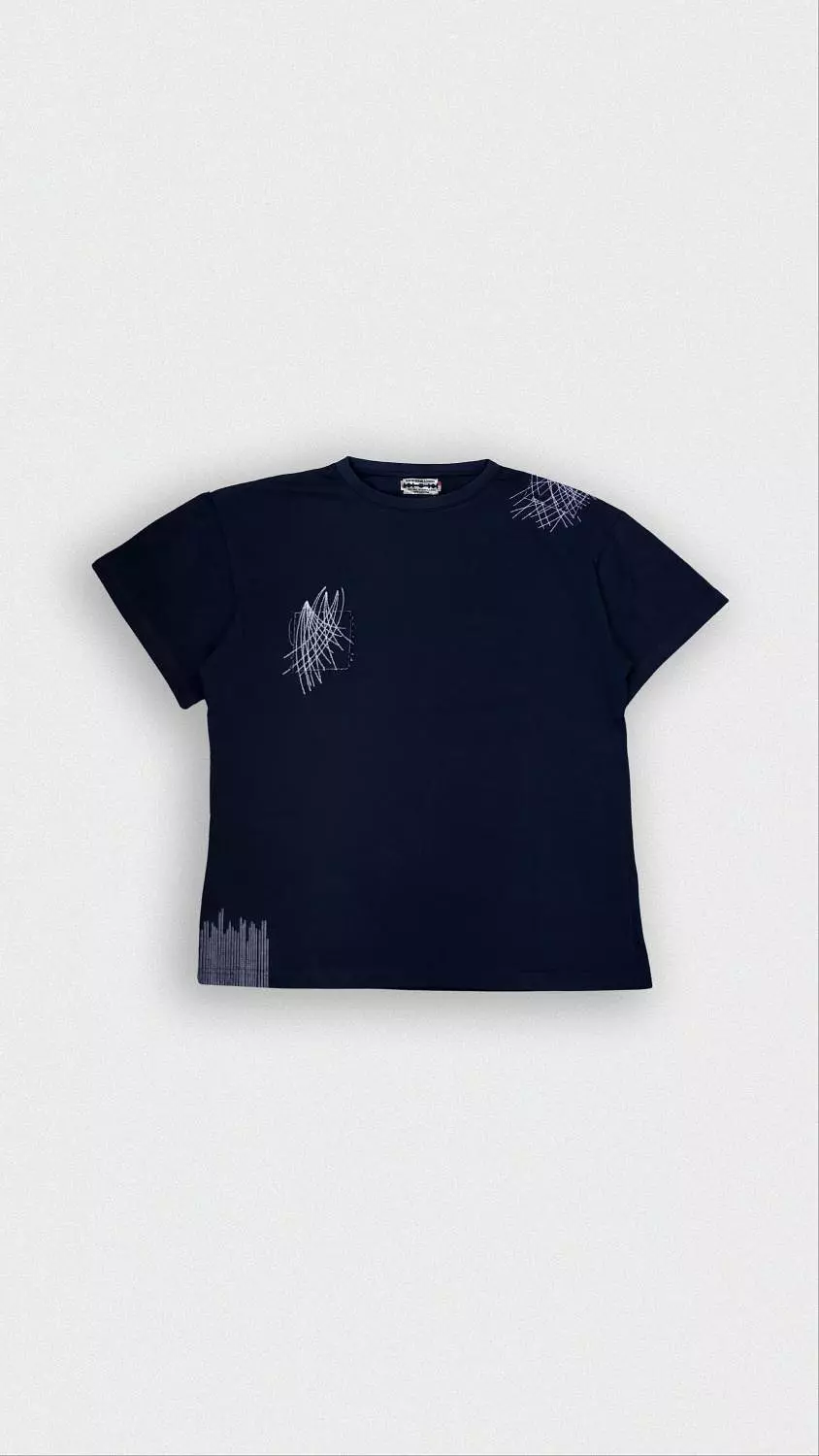 LA OCEAN BLUE BOXY TEE 3