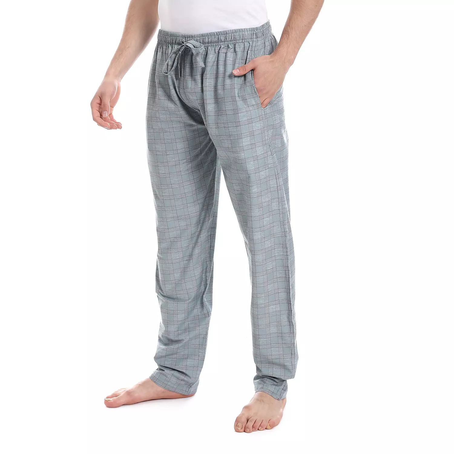 Shorto Pajama Pants - Green * Grey - 4042 hover image