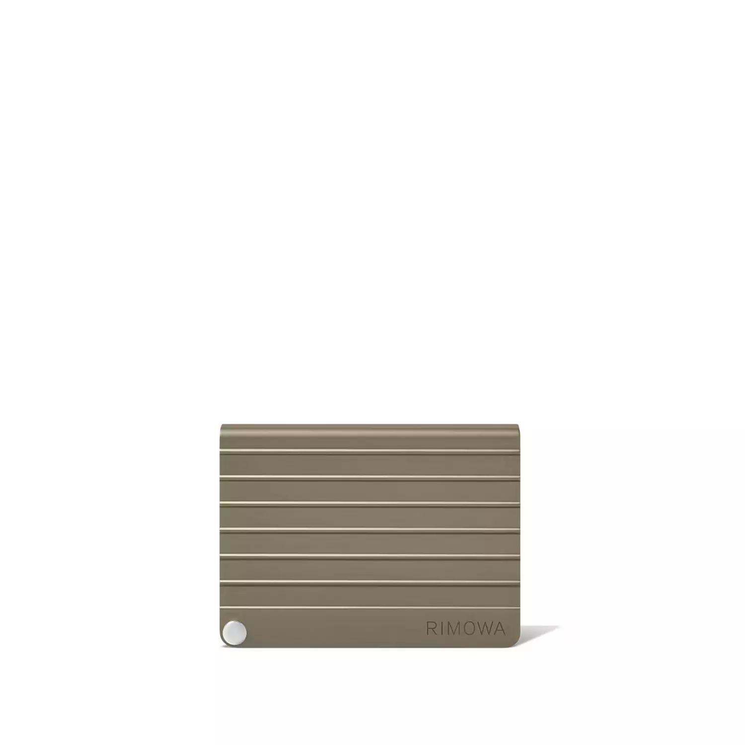 Rimowa Original Small Goods aluminium card holder in the Titanium color image