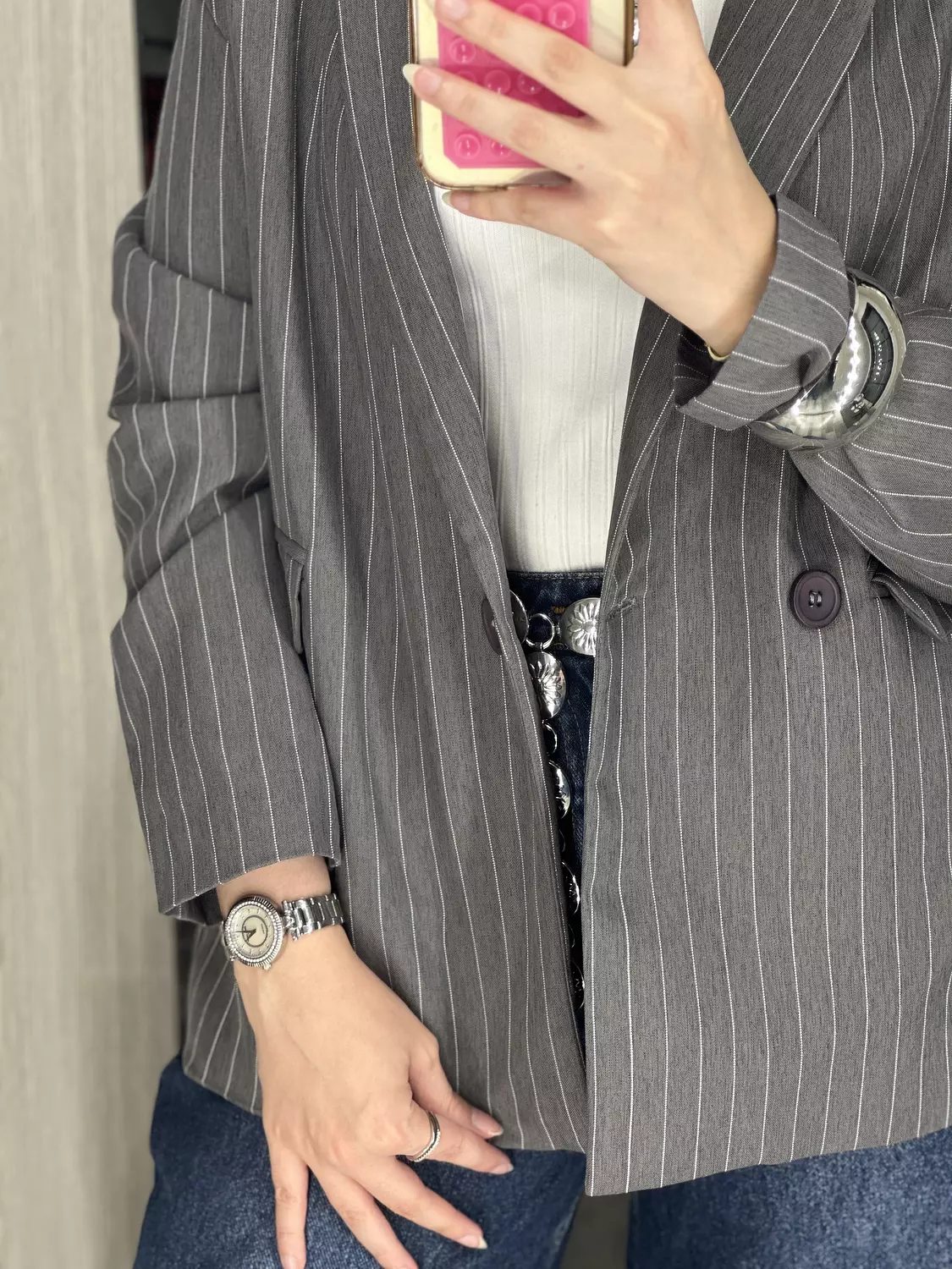 Classic Grey Formal Blazer 3