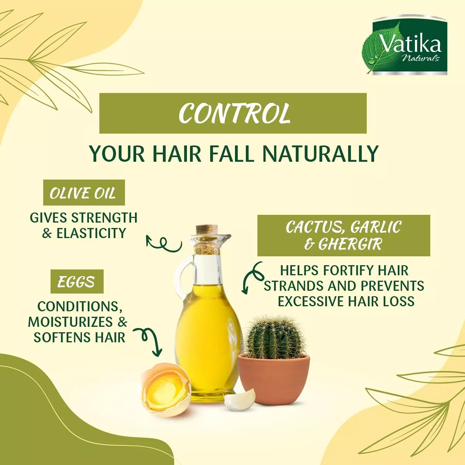 VATIKA HAIR MAYONNAISE HAIR FALL CONTROL 500 ML 4