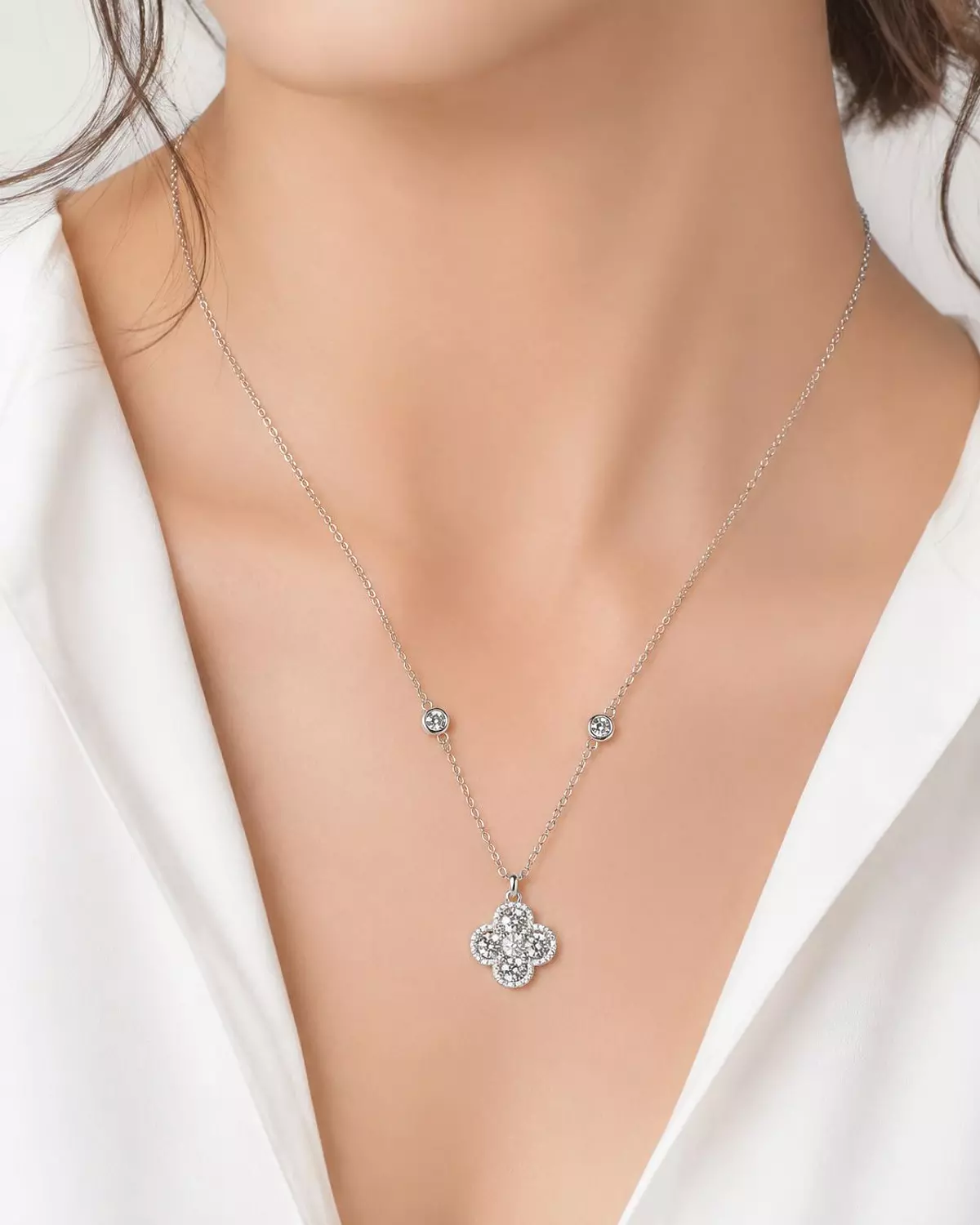  Silver Necklace Van Cleef image