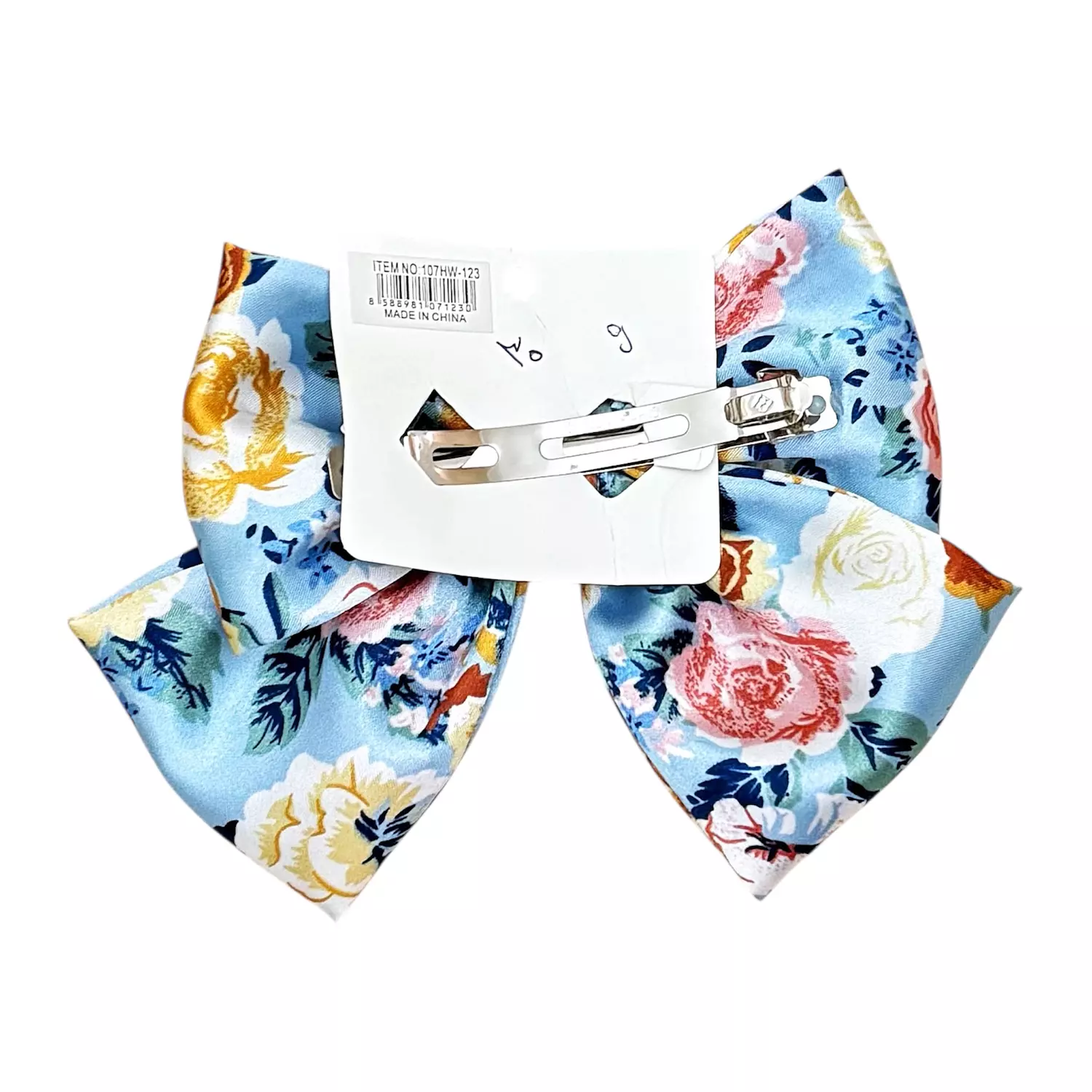 Medium Size Floral Barrette Hair Clip 1