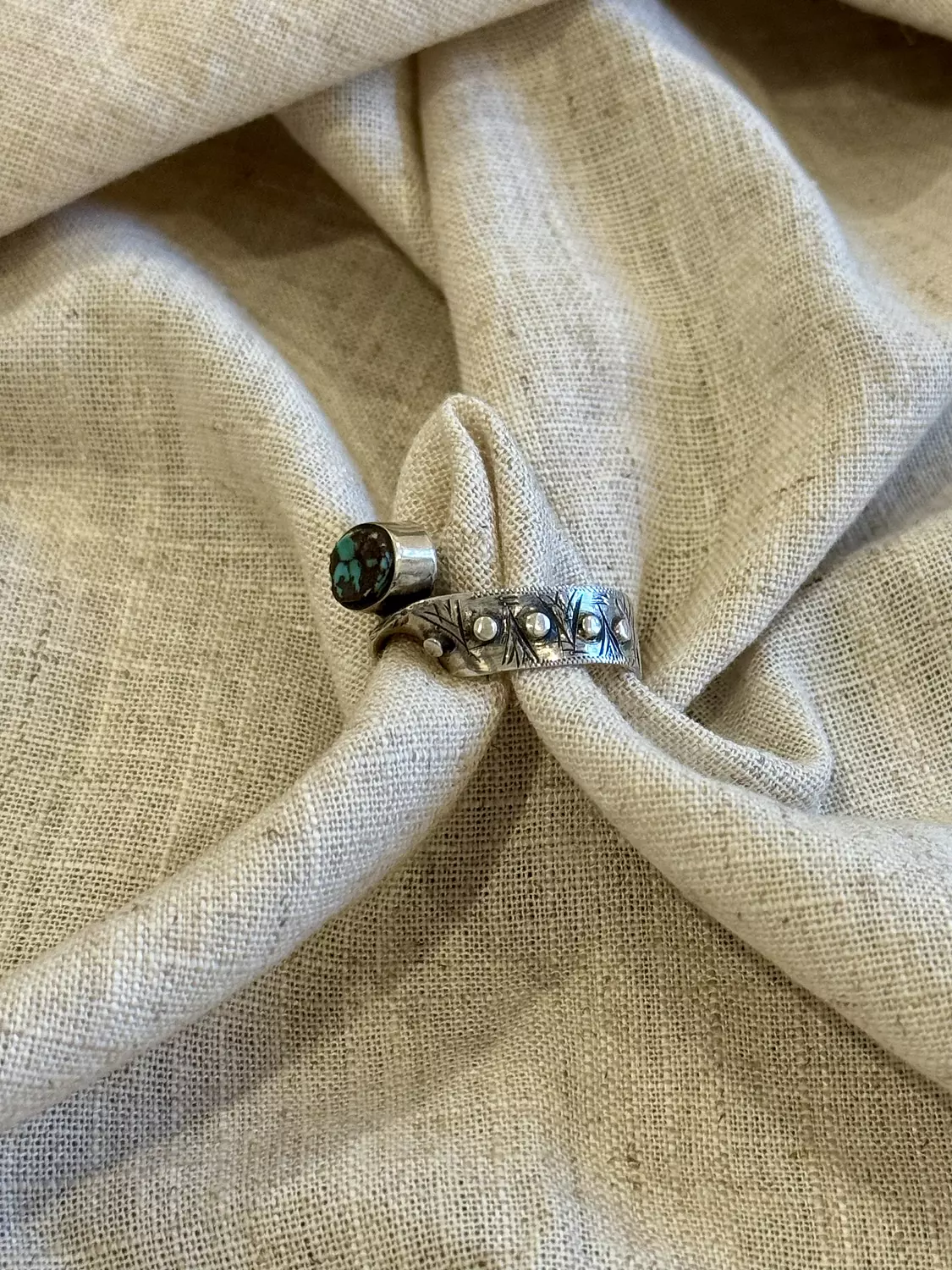 Turquoise treasure ring hover image