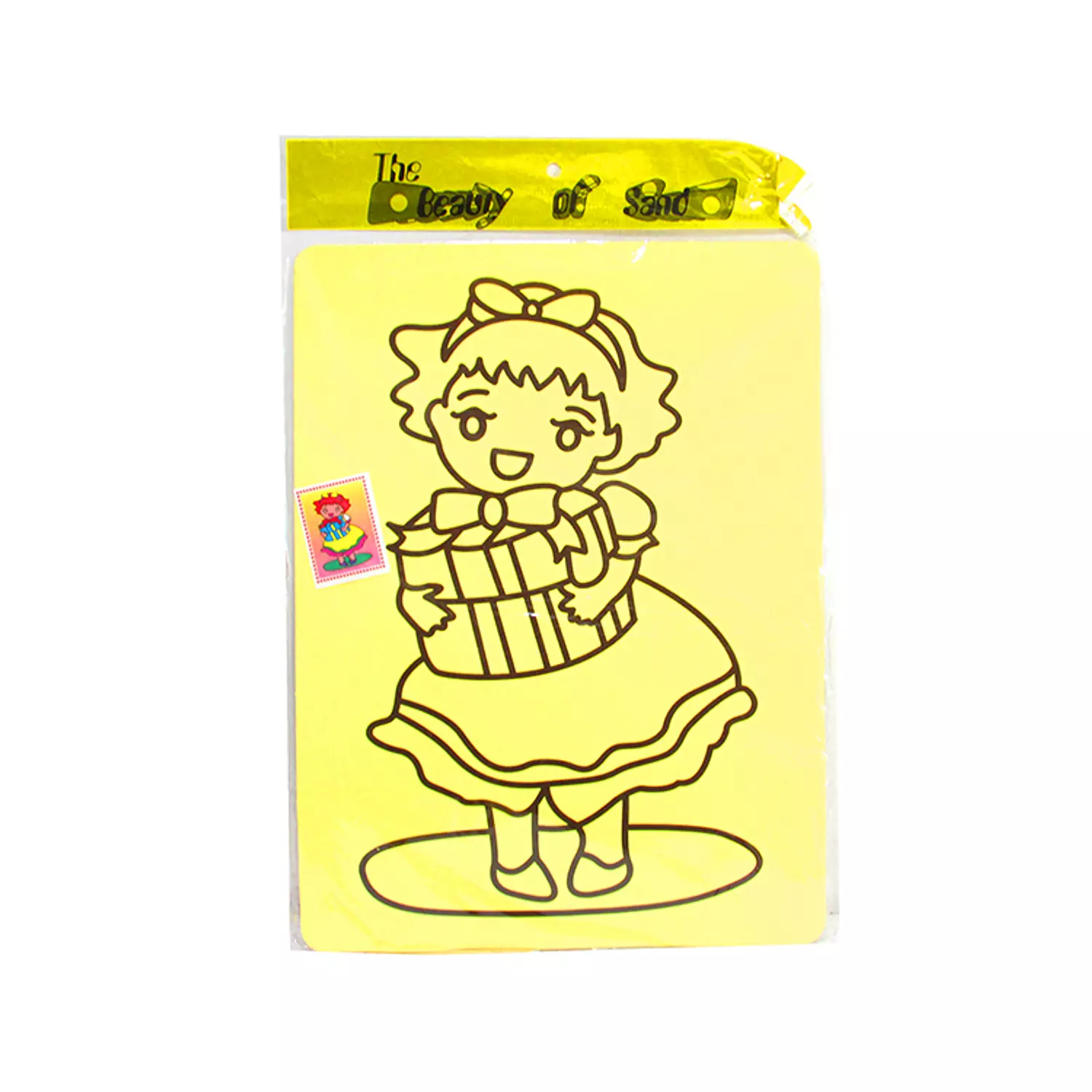 Sand coloring sheet A4 7