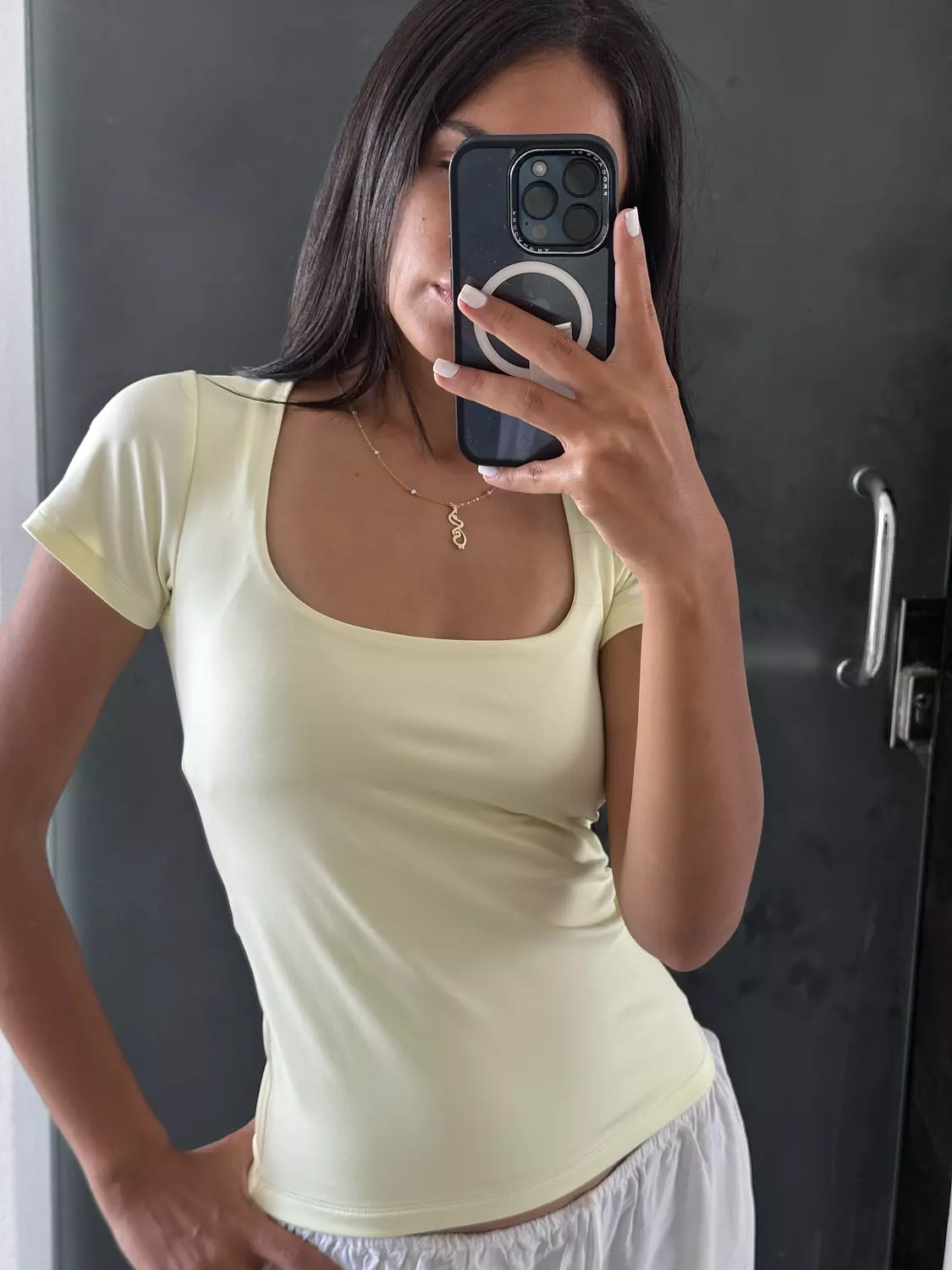 Square neck top 7
