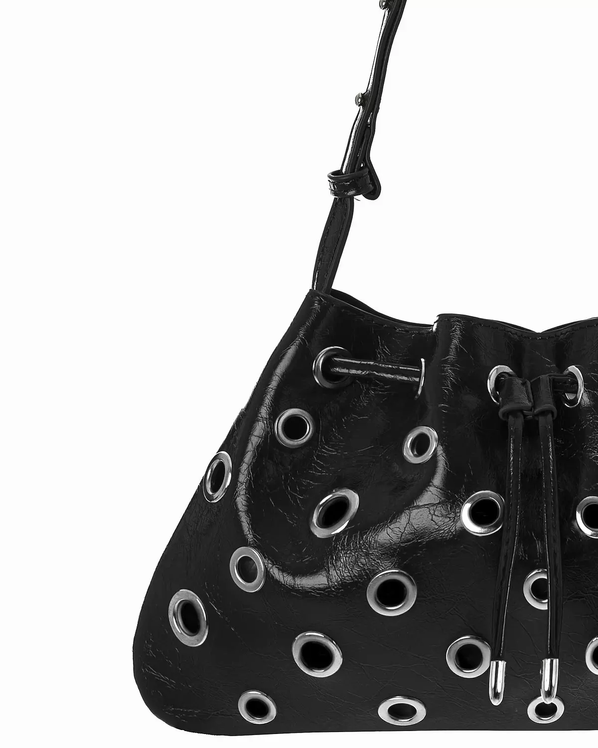 Black Bag with Silver Hardware   2