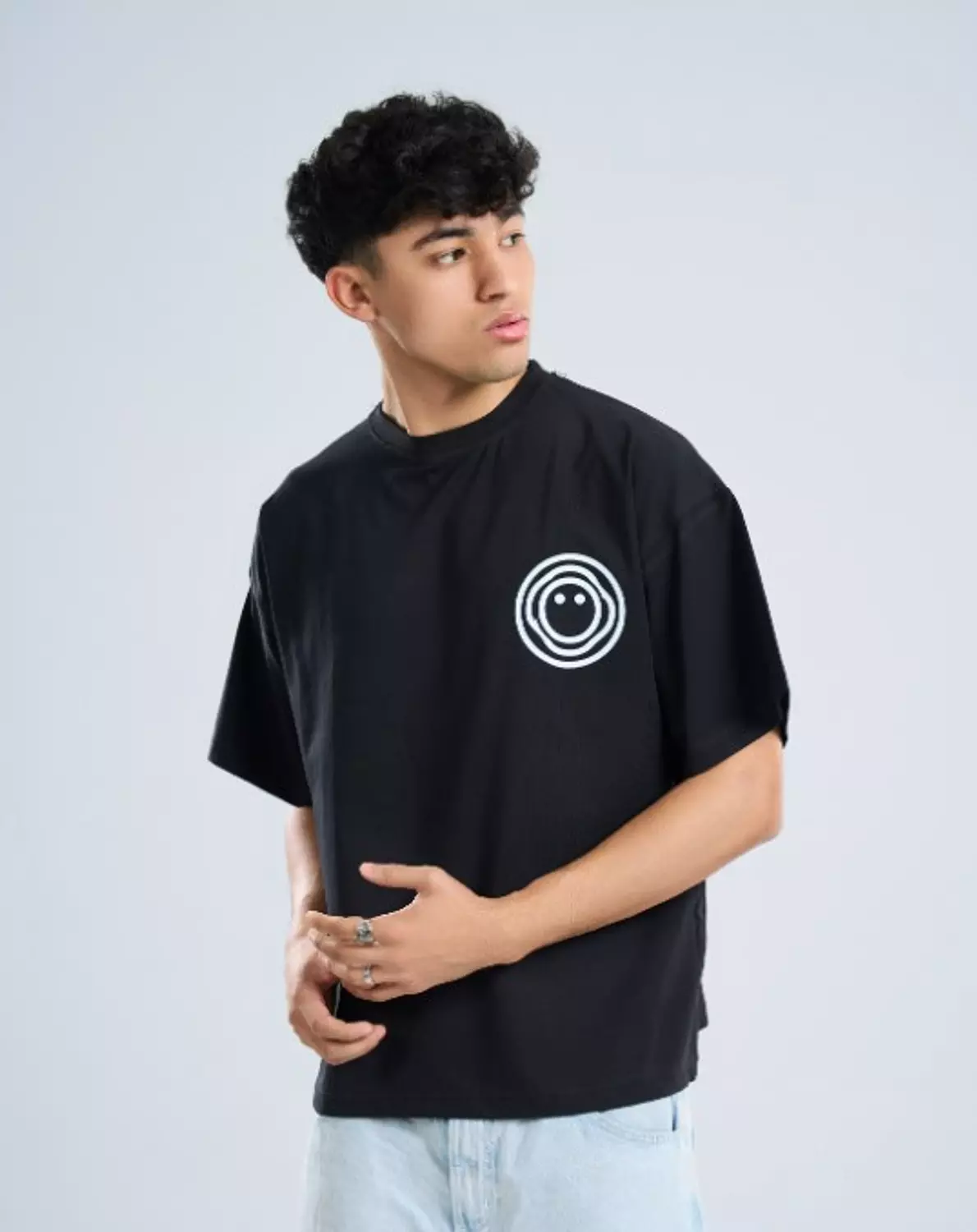 Oversized black tee 3 3
