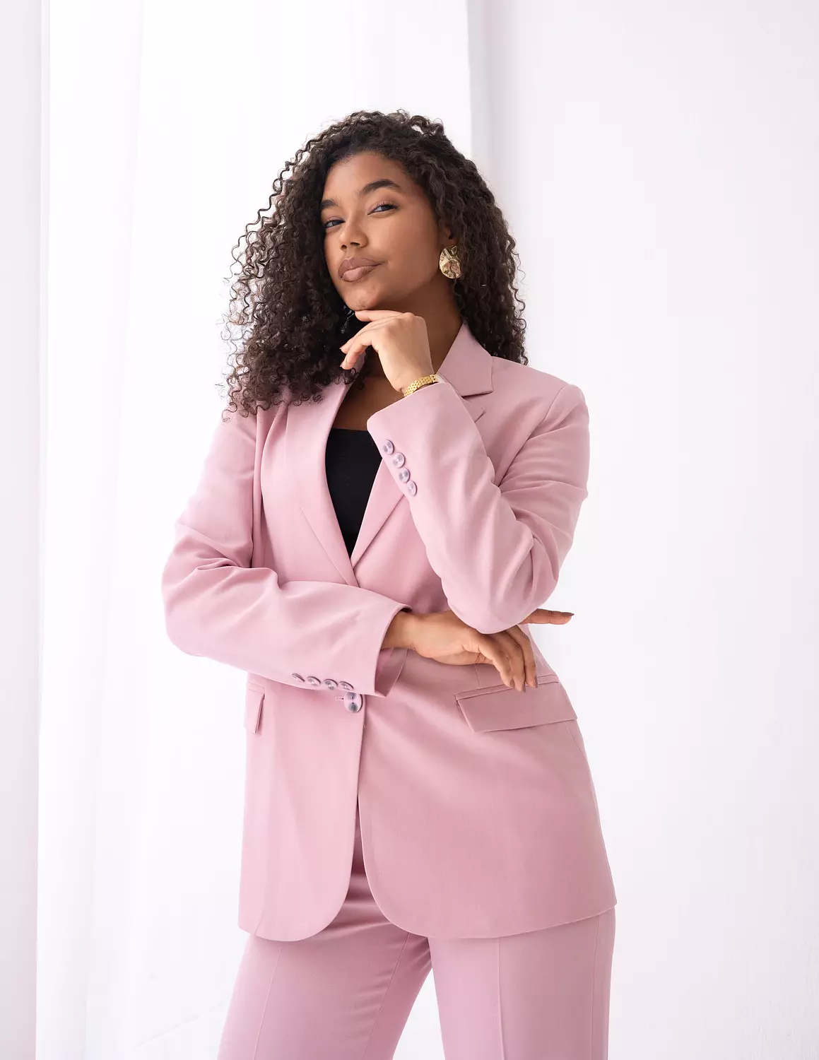 Blush Dream Straight Blazer 6