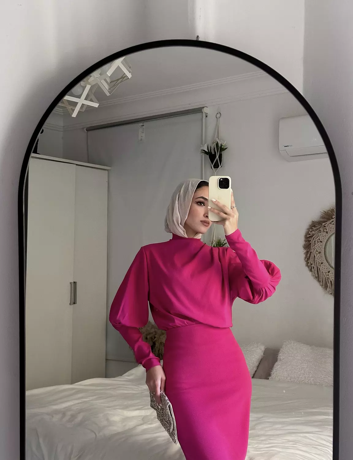 Fuchsia dress 3