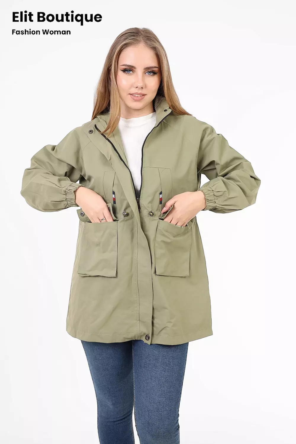 Rainy autumn jacket image