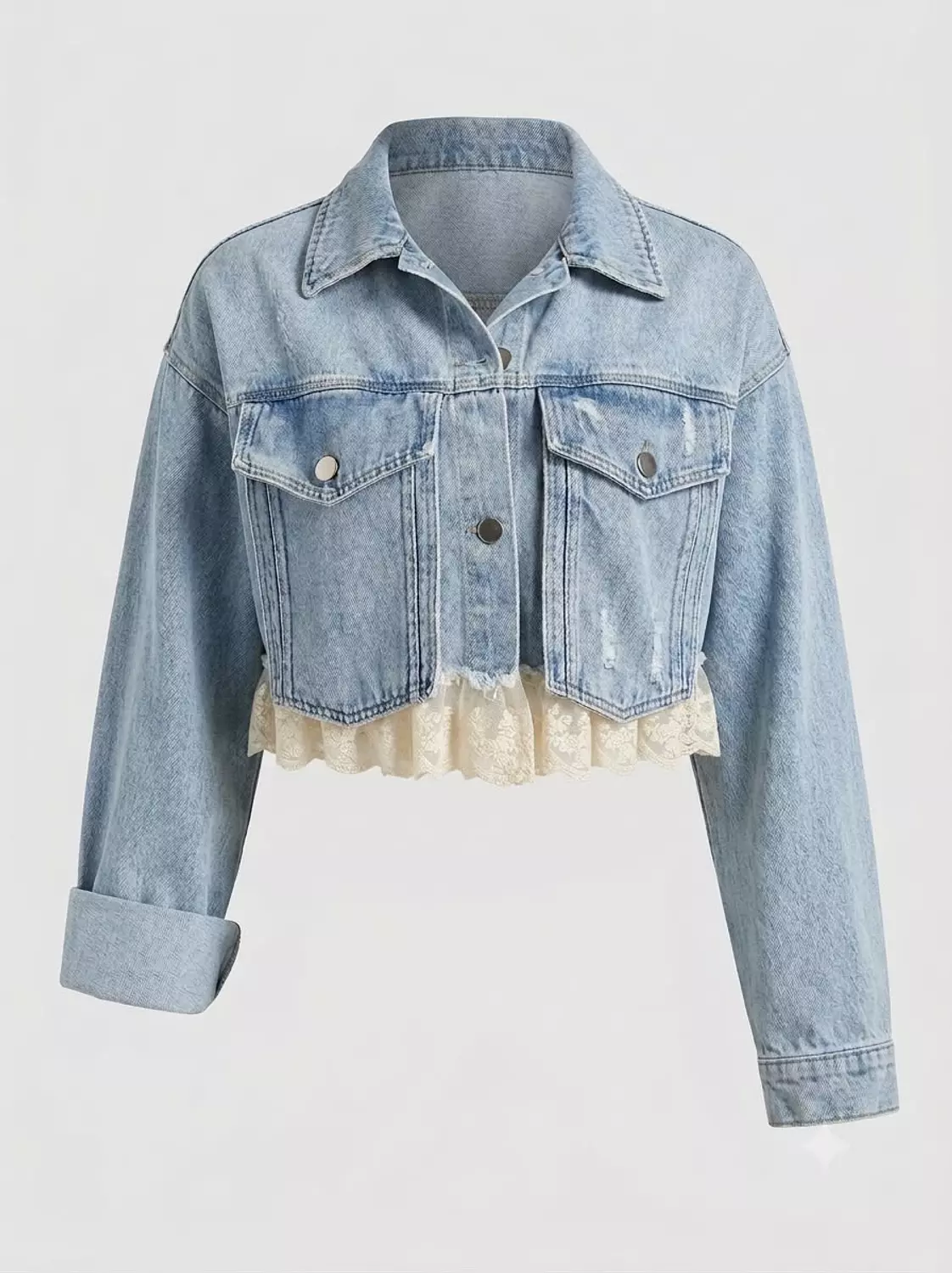 Lace Cropped Jacket image