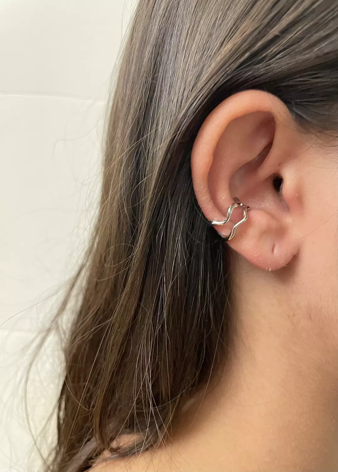 Silver Earcuff image