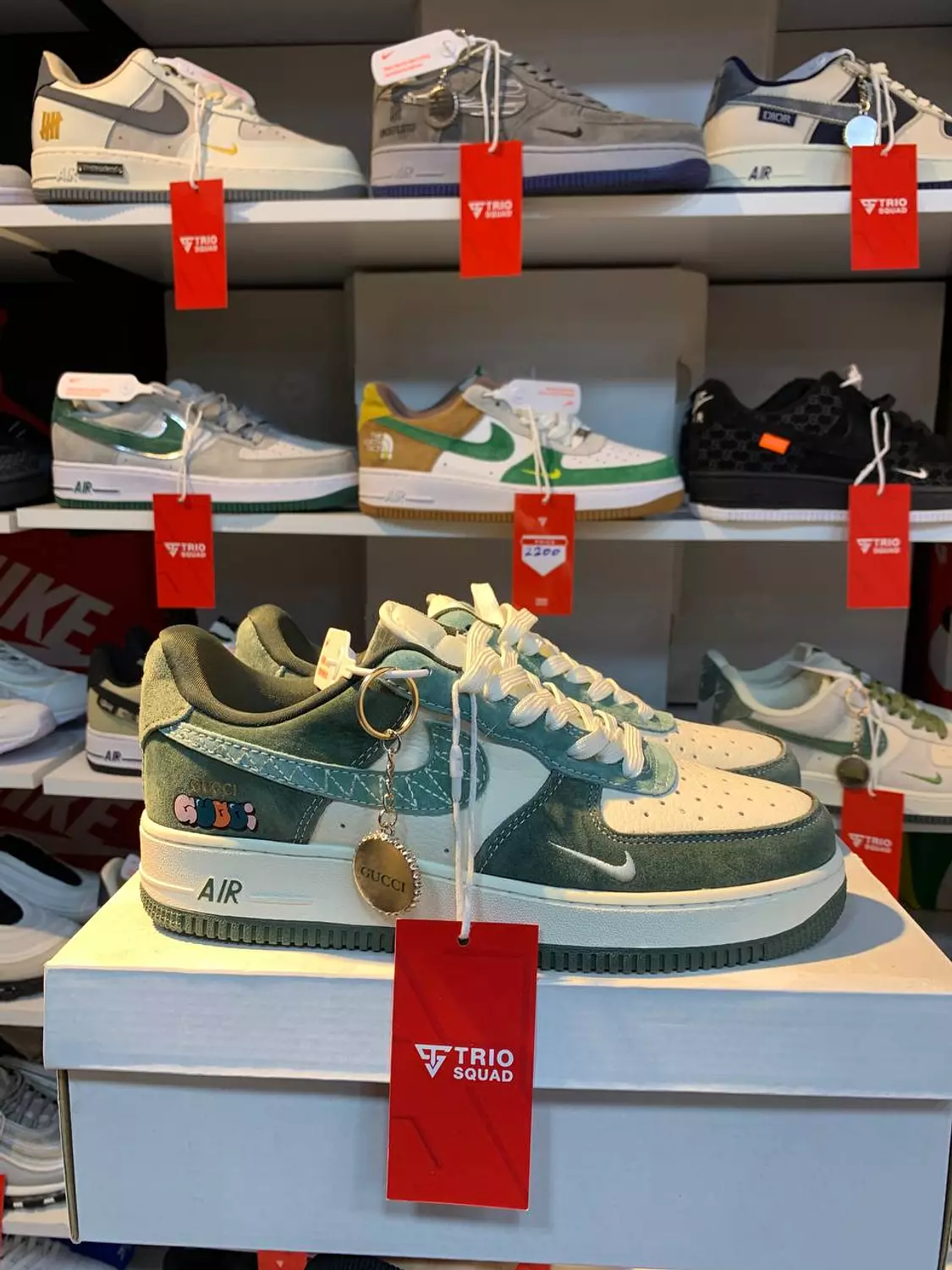 Nike air force 1 Gucci green edition 1