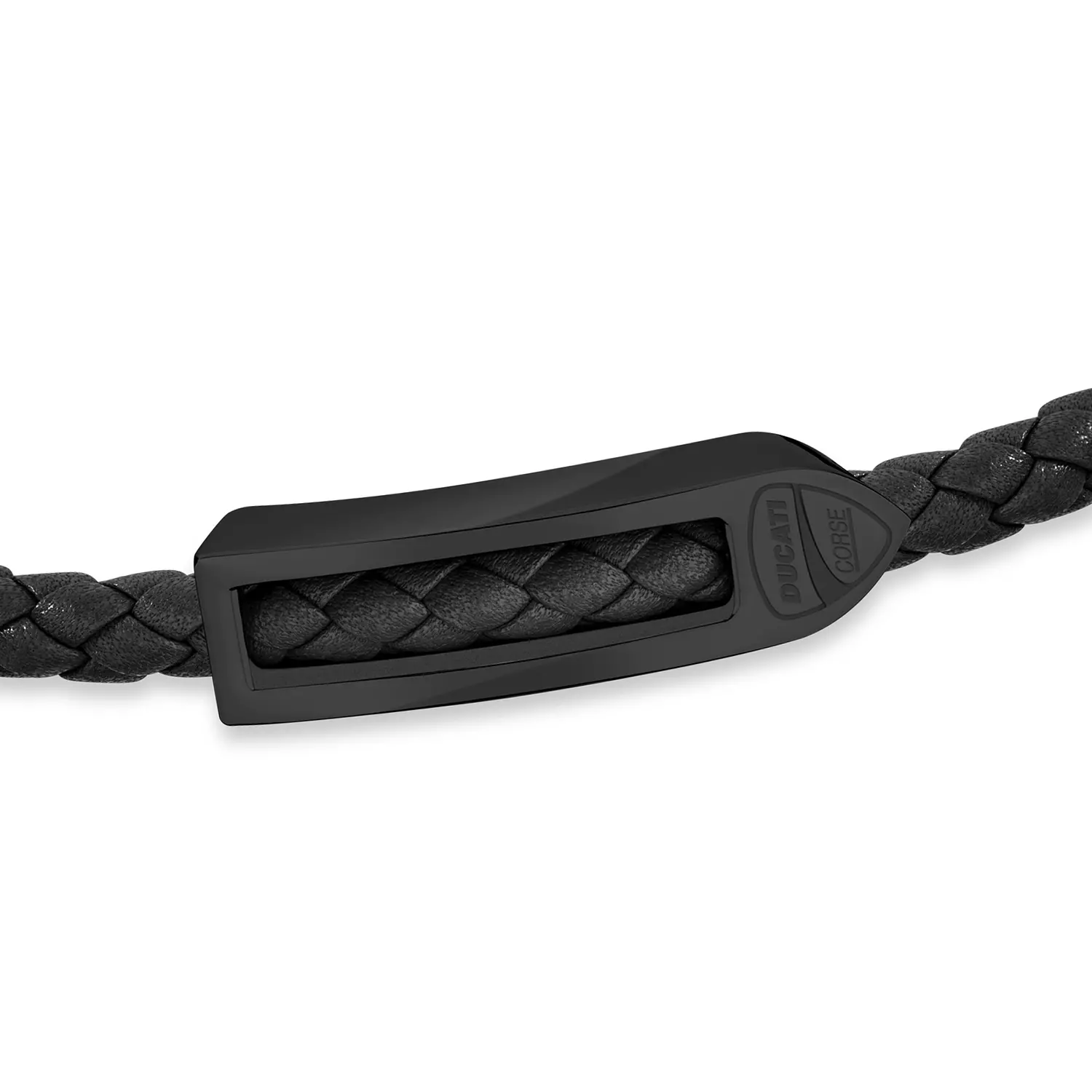 Ducati - DTAGB2137403 - PUNTA BLACK LEATHER WITH IP BLACK BRACELET 2