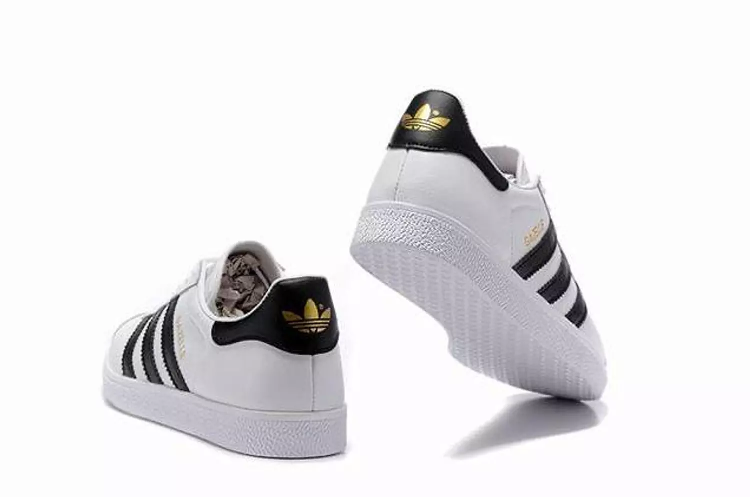 GAZELLE WHITE LEATHER & TEXTURED WOMEN  image