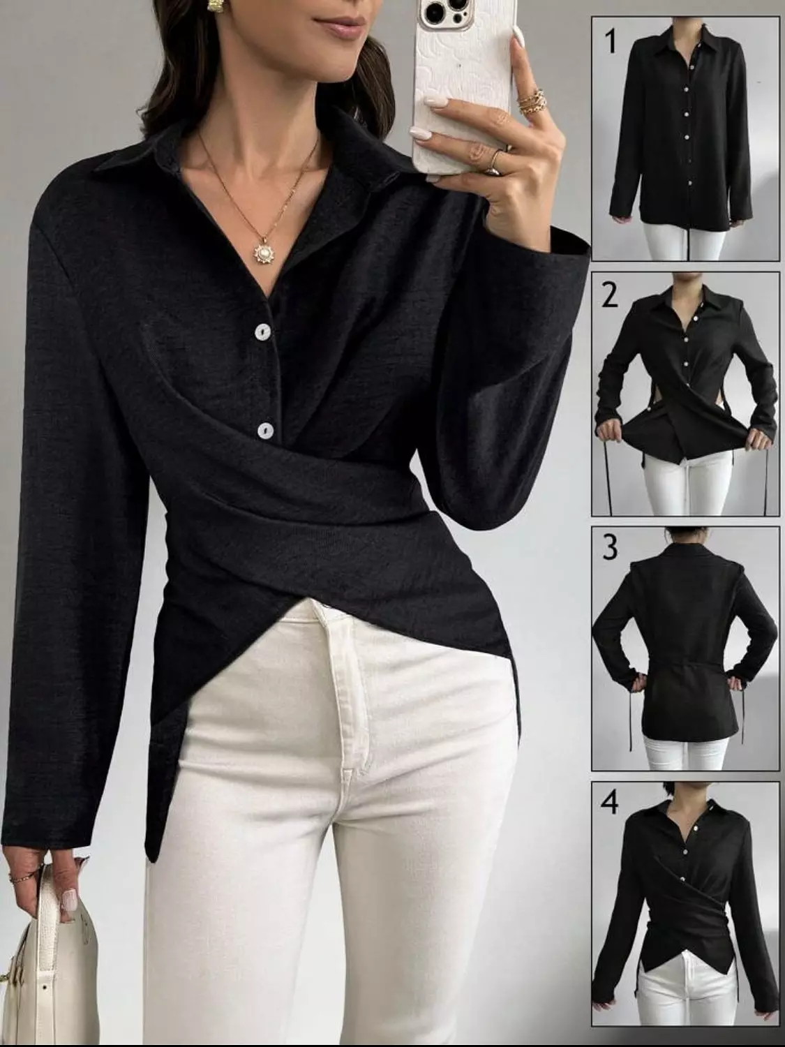 Criss cross shirt image