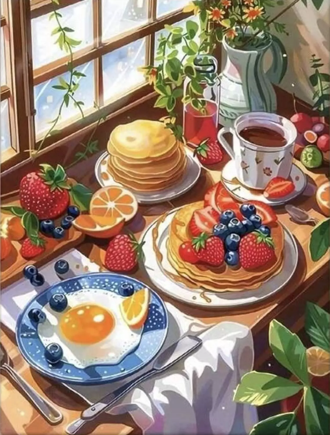 Diamond Painting- Breakfast image