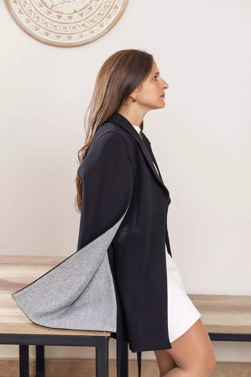 Wool Jacket Cape 8