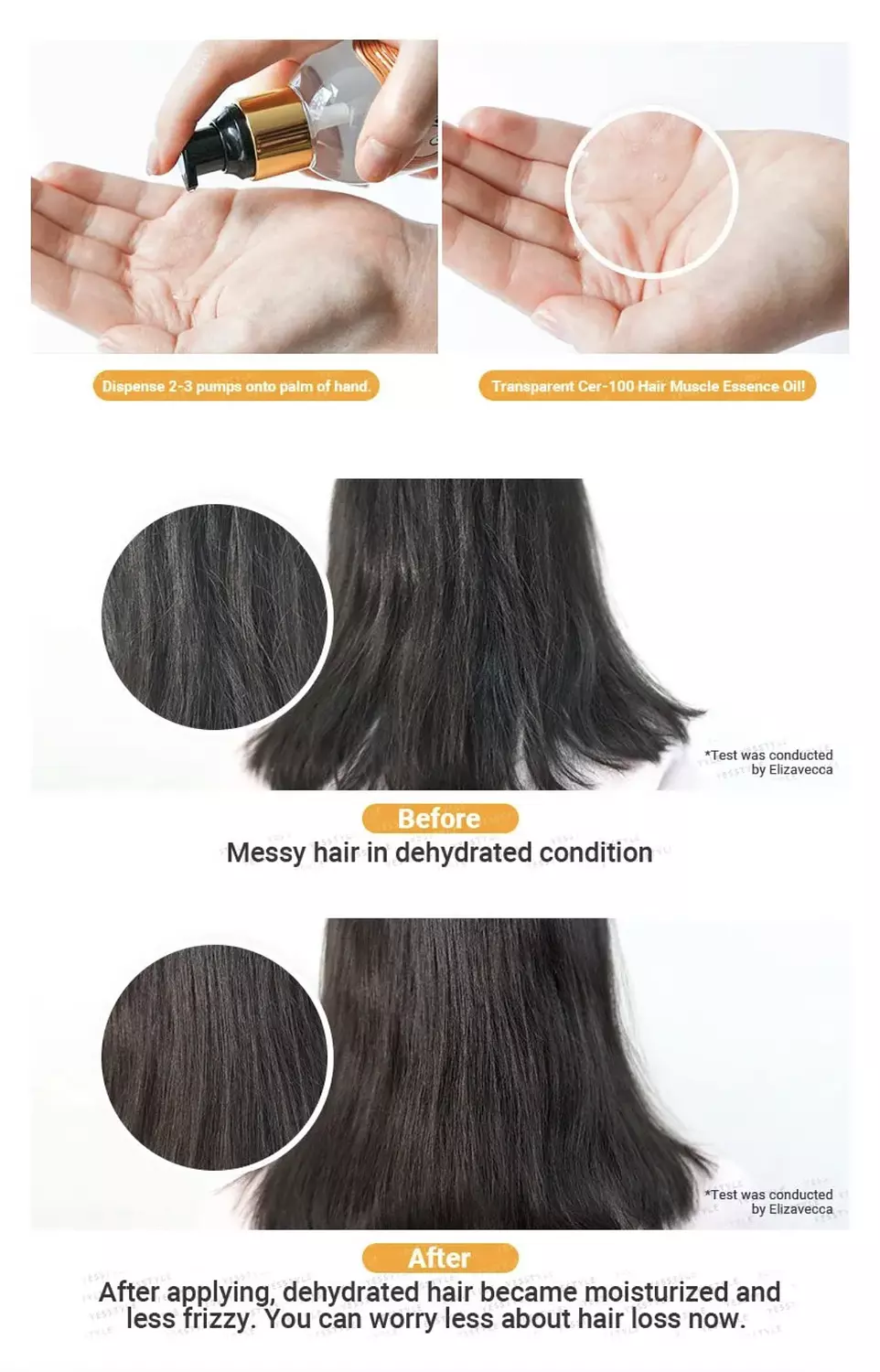 Elizavecca – Cer-100 Hair Muscle Essence Oil hover image