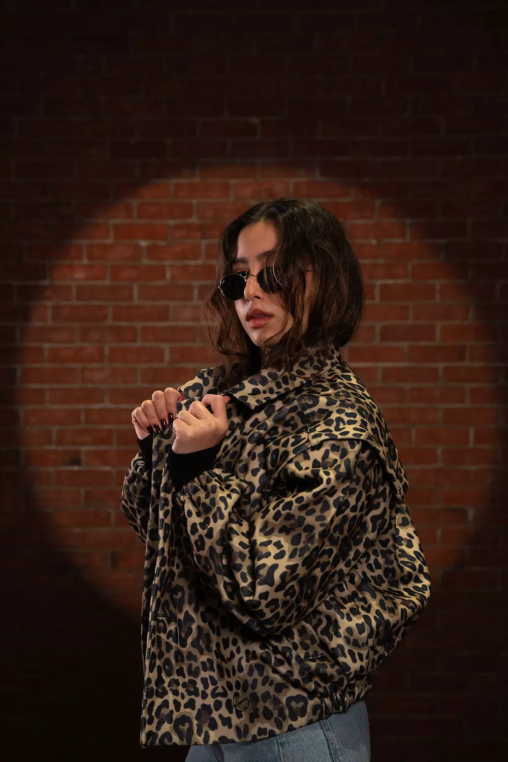 Leopard Gabardine Jacket 1