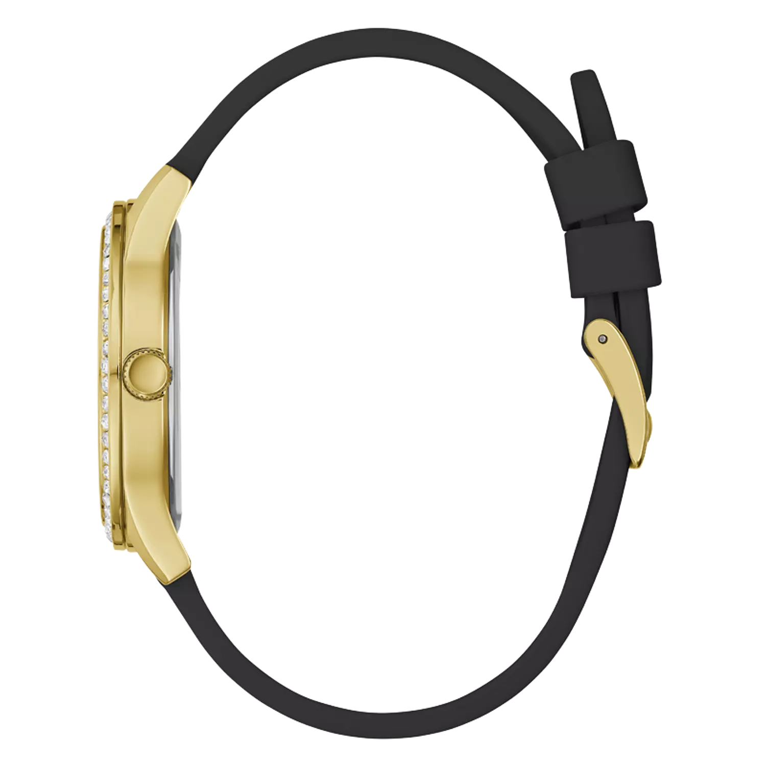 GUESS GW0359L1 Women's  Watch Gold Tone Silicone Strap 2