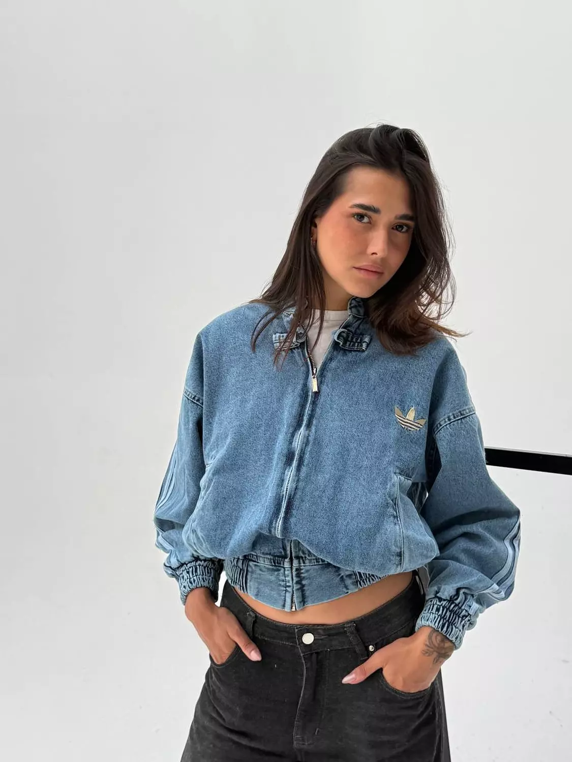 Adidas jeans jacket  5