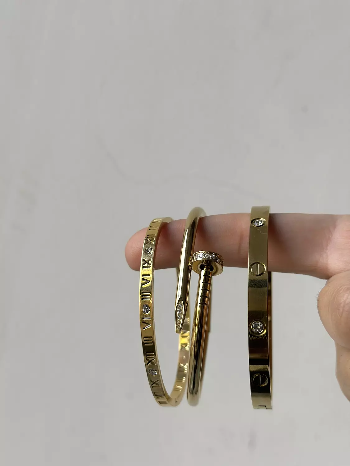 Three bracelets stack 1