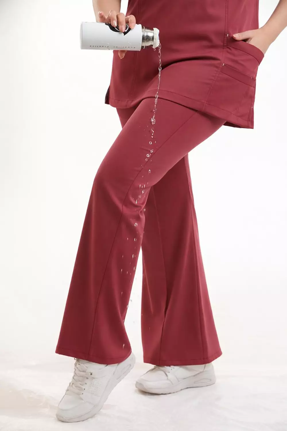 Maroon New Flexi Scrub 2