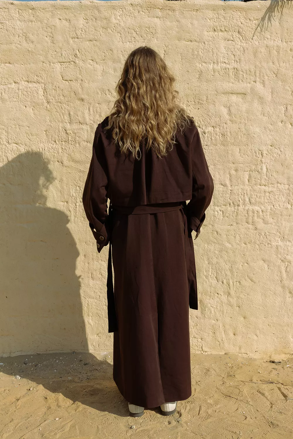 Convertible Trench Coat - chocolate brown 3