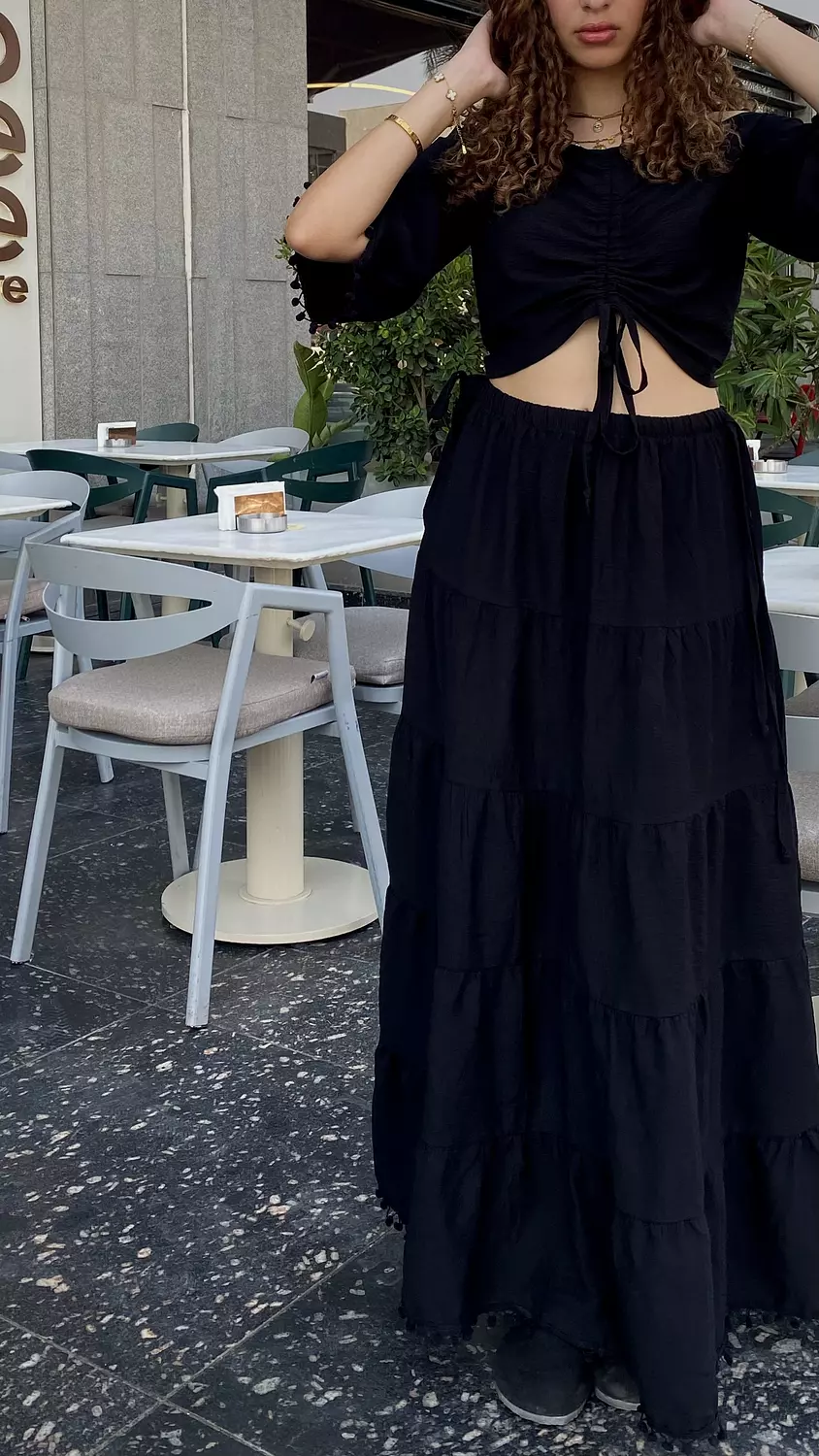 Linen Summer Off-shoulder Set 2