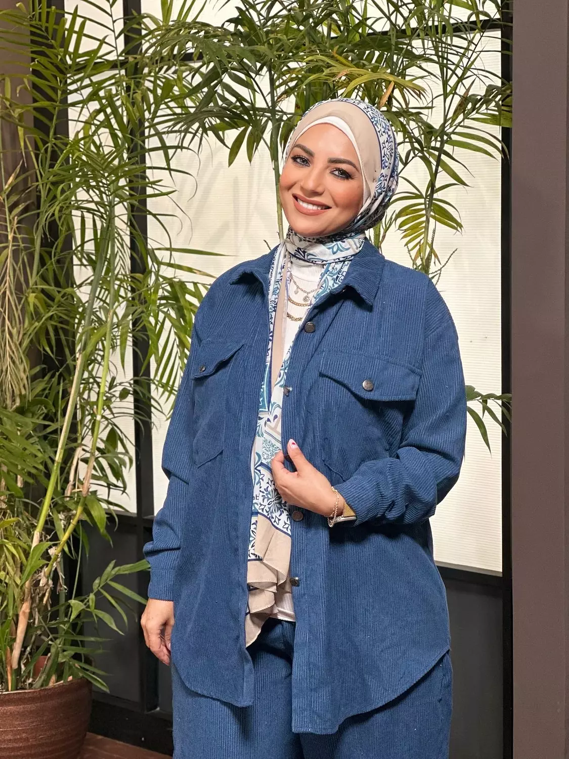 Hijab Corduroy Suit  3