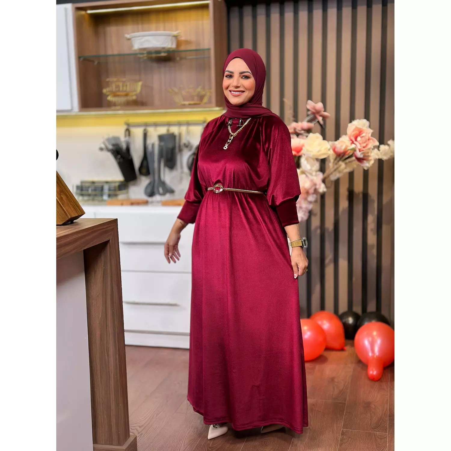 Velvet Maxi Dress  hover image