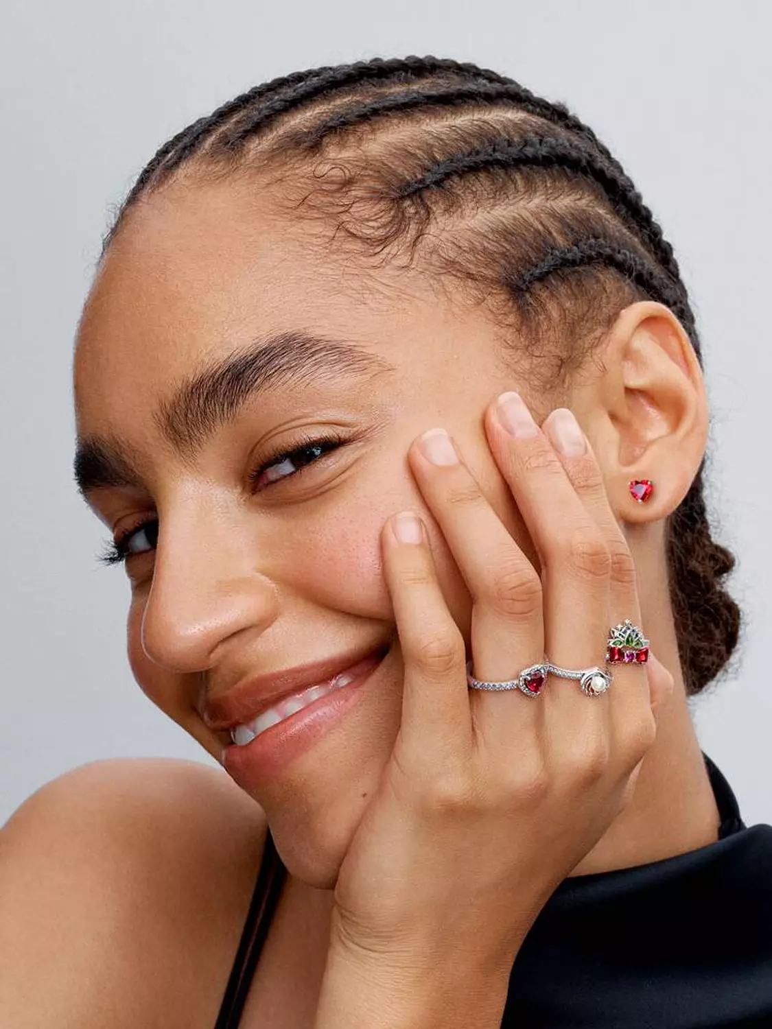 Elevated Red Heart Ring 4