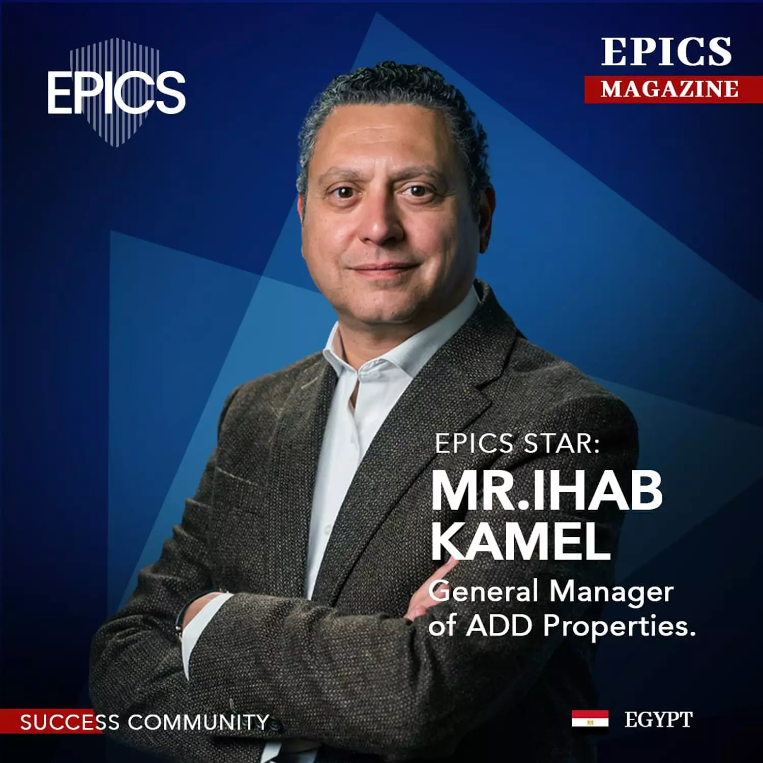 <p style="text-align: start">🎖️🌐 Mr. Ihab Kamel, (Story)_ General Manager of ADD Properties.</p>