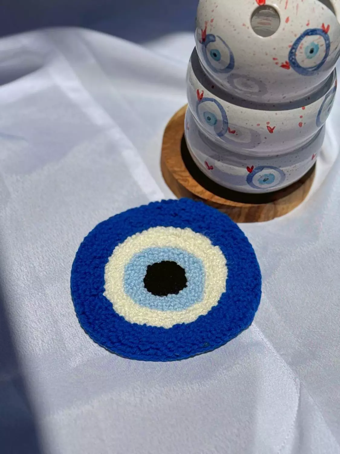 Evil eye coaster image