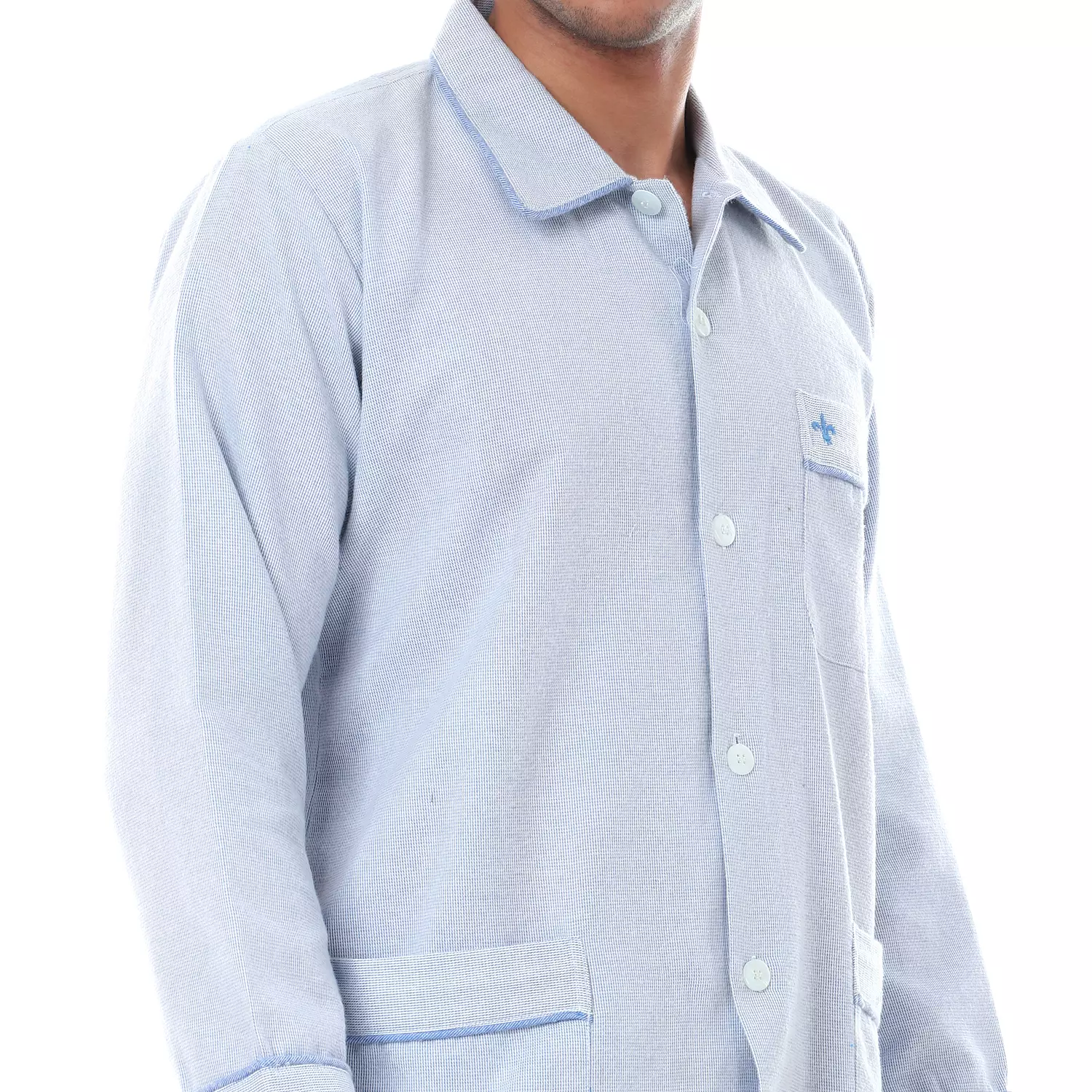 Shorto Classic Kastoor Pajama - 2346 - Light Blue 3