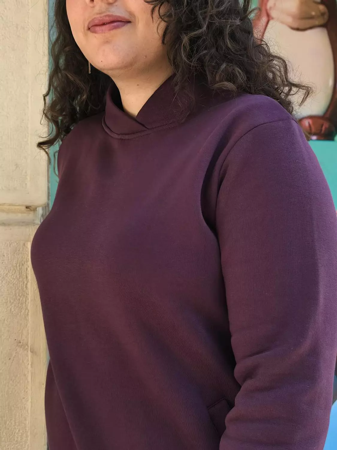 Puprle Melton Dress 3