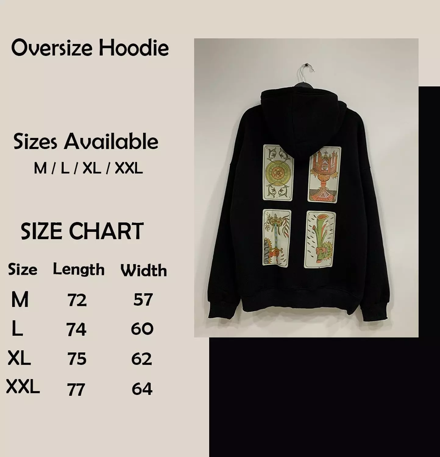 Print hoodie With Slogan 3