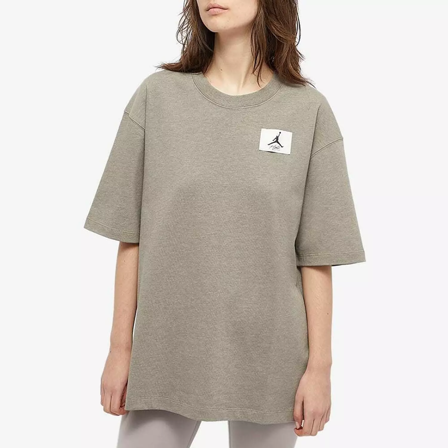 T-shirt air jordan olive image