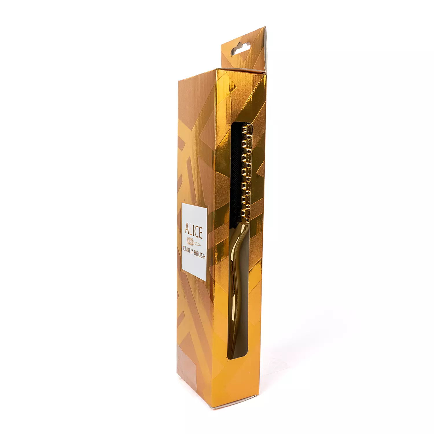 Metallic GOLD Curly Brush 3