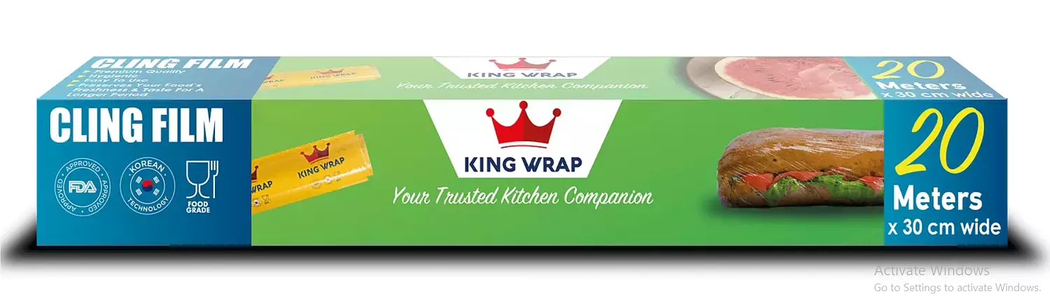 <p style="text-align: center"><span style="color: #000000ff"><strong>King Wrap - Cling Film-20m</strong></span></p>