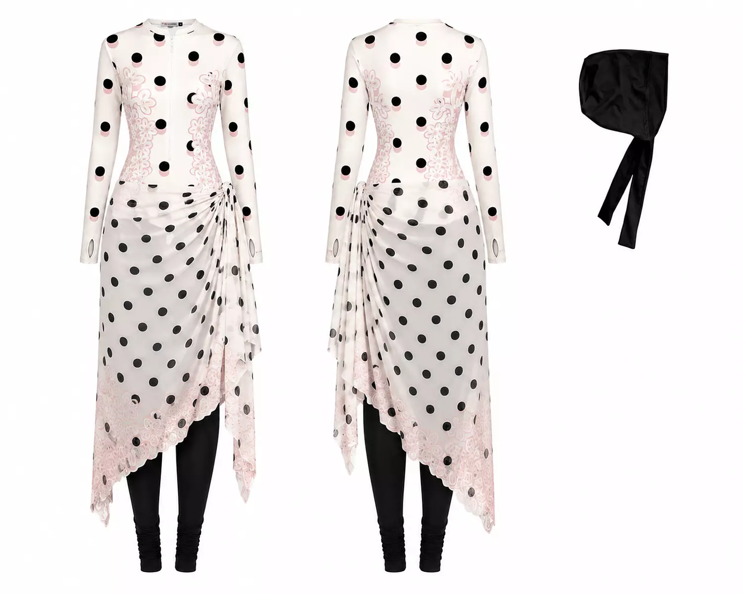 Pinky Dottie Burkini (5-pcs) 8