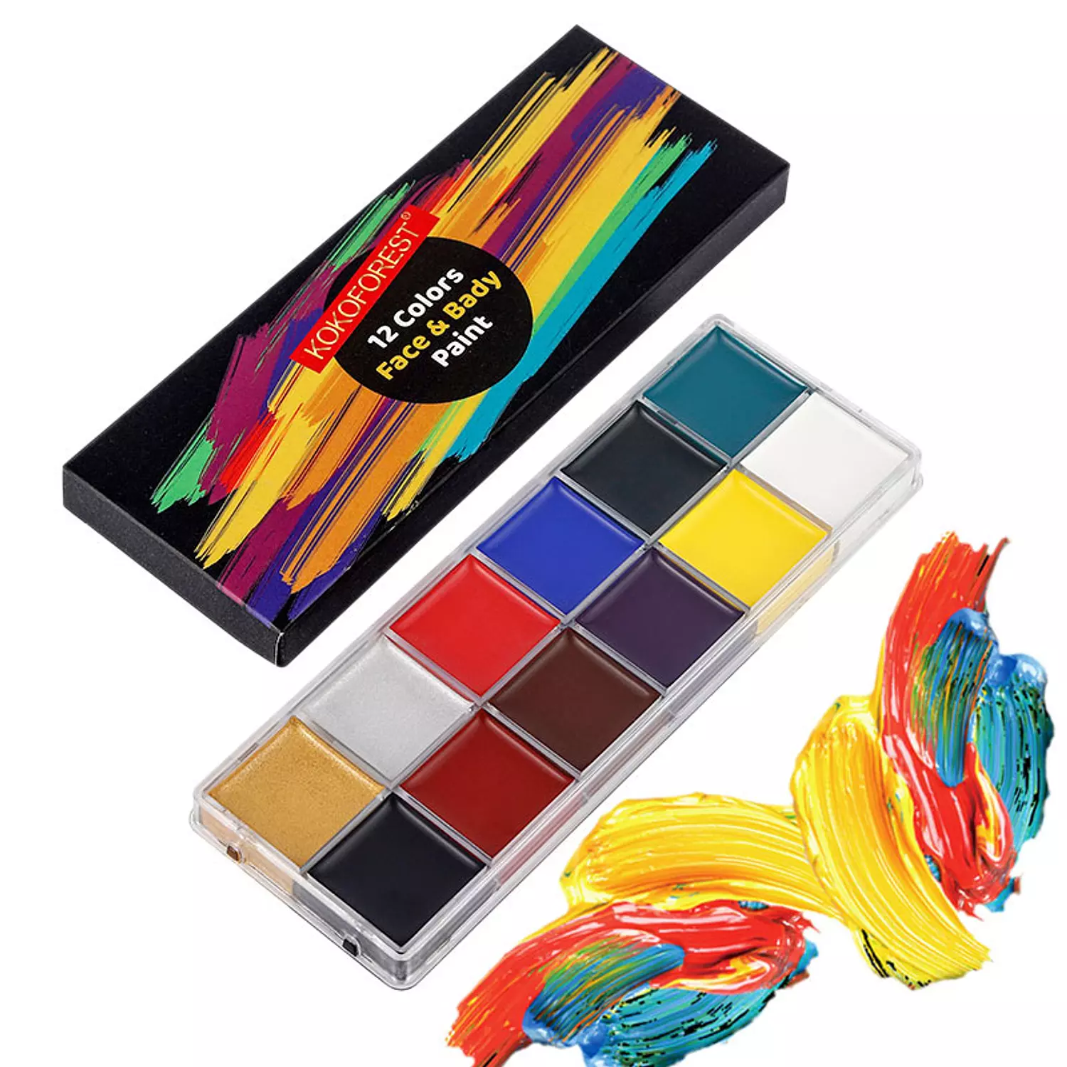 طقم الوان للوجه والجسم Kokoforest Face&Bady Paint Set image